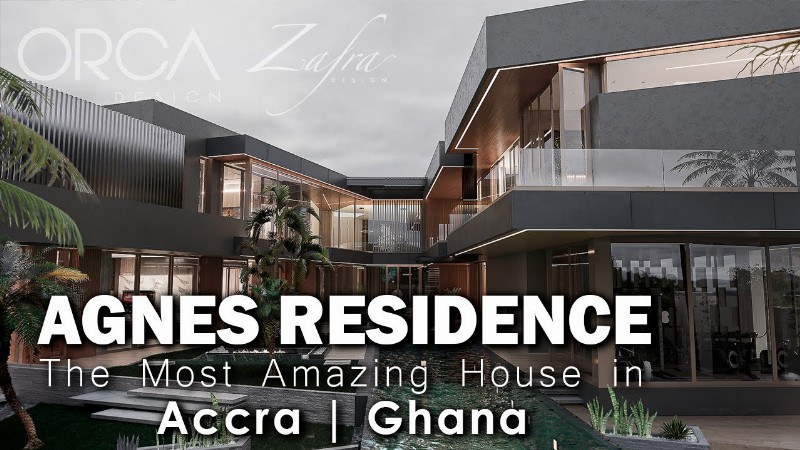 Agnes Residence : The Most Amazing House Design In Accra : Ghana : 21500 Sqft. : Orca + Zafra