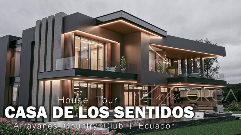 House Tour : Arquitectura Contemporánea En Country Club Ecuador : 812 M2 : Zafra + Orca