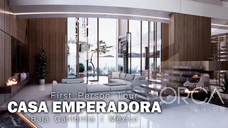 image 0 House Tour : Casa Emperadora : Touring Amazing House In Baja California : Mexico : 855m2 : Orca