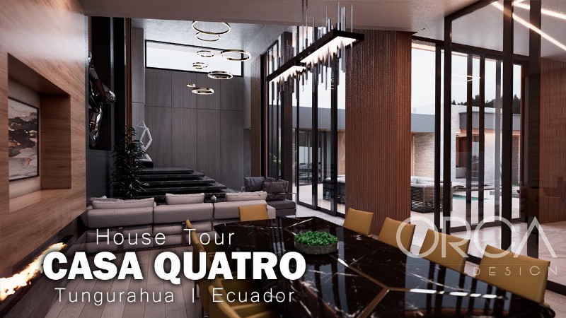 House Tour : Casa Quatro : Touring A Luxury Black Home : Ecuador : 580m2 : Orca