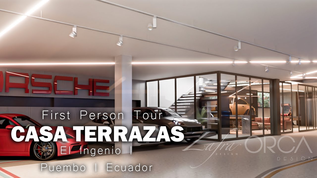 La Casa Terrazas : First Person Tour : Diseño De Casa Contemporánea : 1800 M2 : Zafra & Orca
