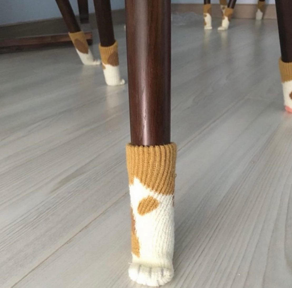 image  1 Product.Only - Chair socks with cute paws by Cynthia⁣ Design