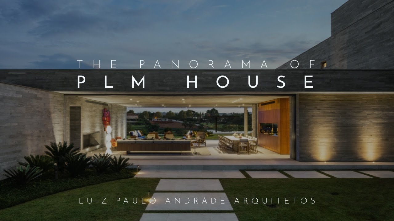 The Panorama Of Plm House By Luiz Paulo Andrade Arquitetos - Bragança Paulista Brazil